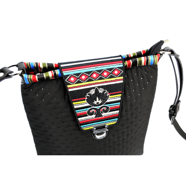 BEAUTY SQUARED: Handmade cross-body bag 