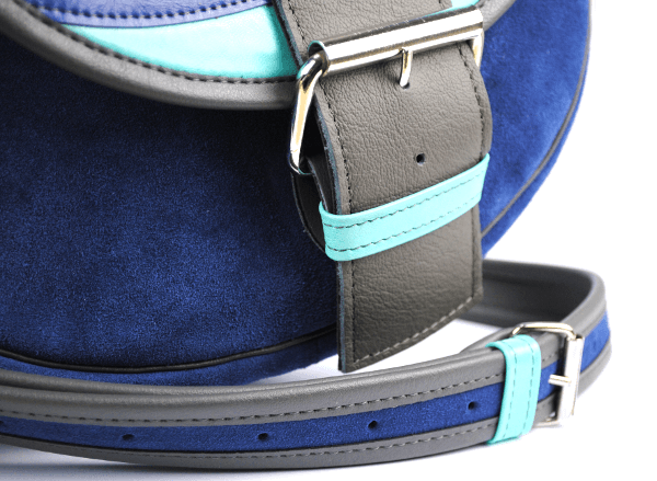 PASSION FOR COLOR: Blue Urban Saddlebag 