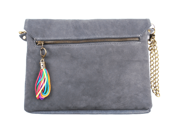 SLON: Natural Leather Clutch 